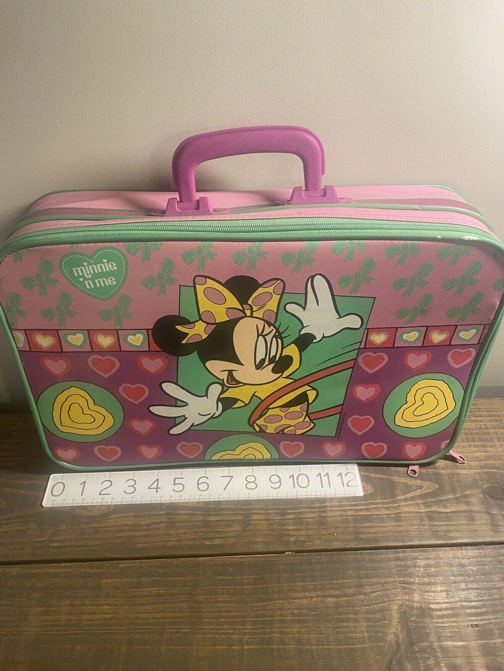 Disney”Minnie 'n Me"-Pink/Purple Childrens/Kids Luggage-Suitcase-Vintage 16x4x10 - Picture 11 of 16